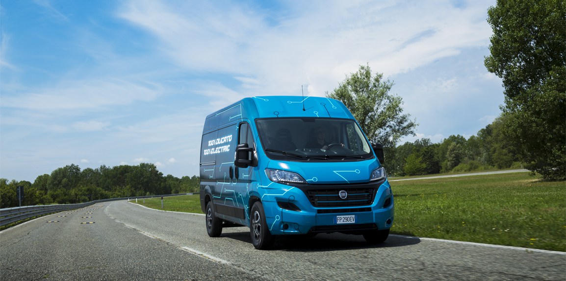 World preview of the Ducato Electric